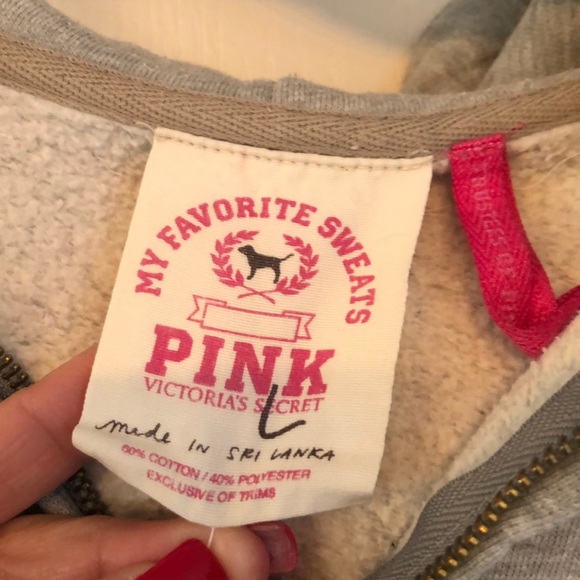 Victoria Secret’s Pink Sweater Hoodie L - Picture 4 of 4
